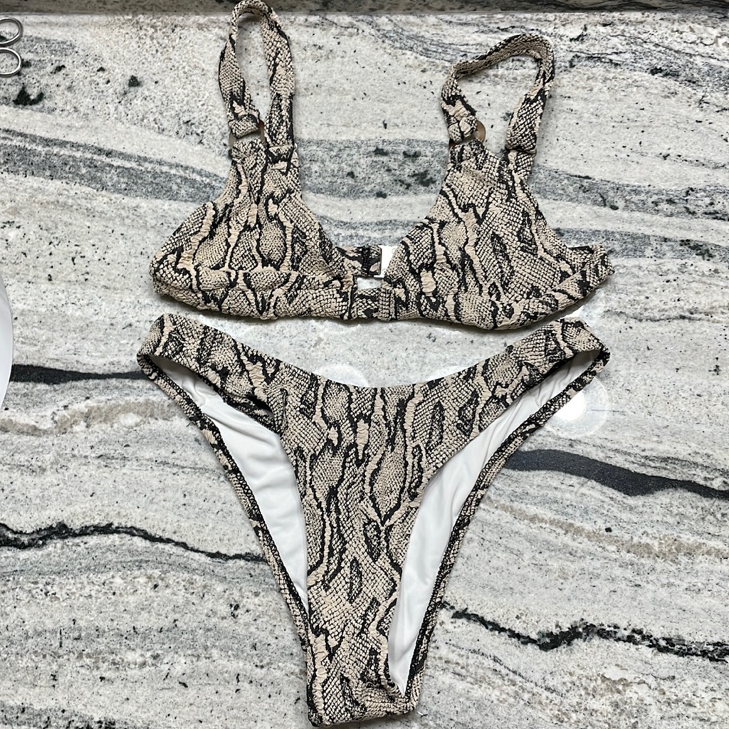 Snakeskin Pattern Bikini